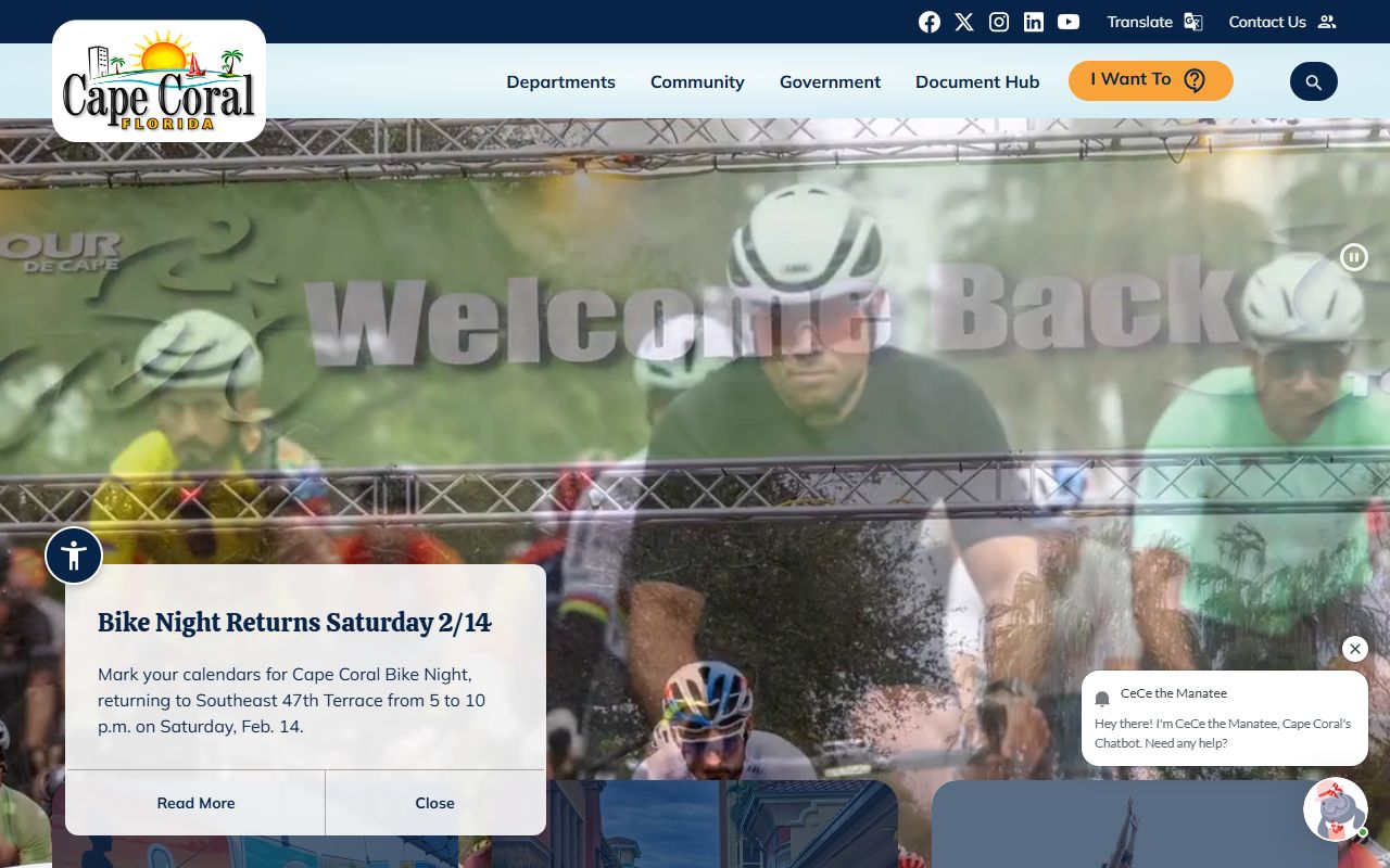 City of Cape Coral official website