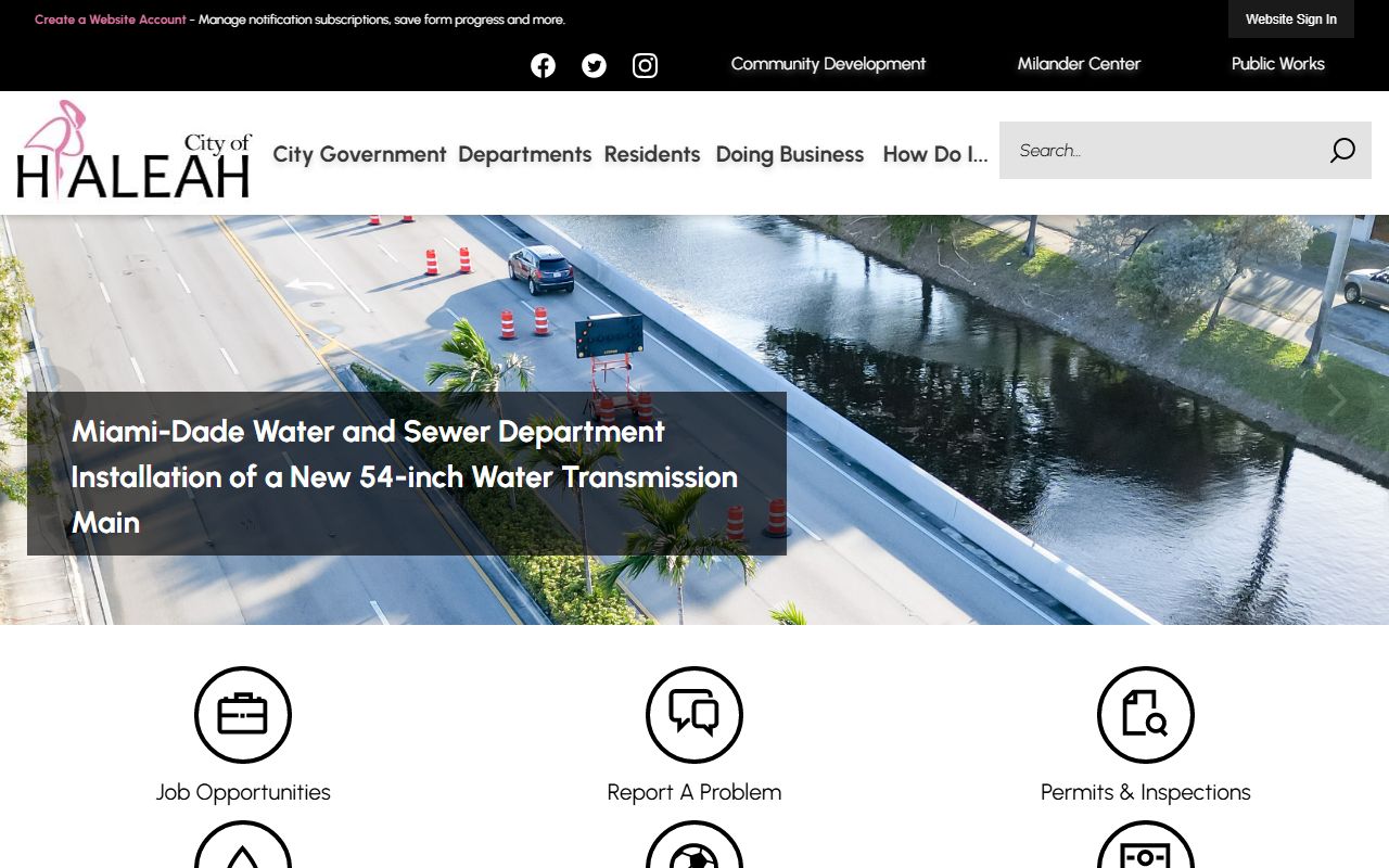 City of Hialeah official website