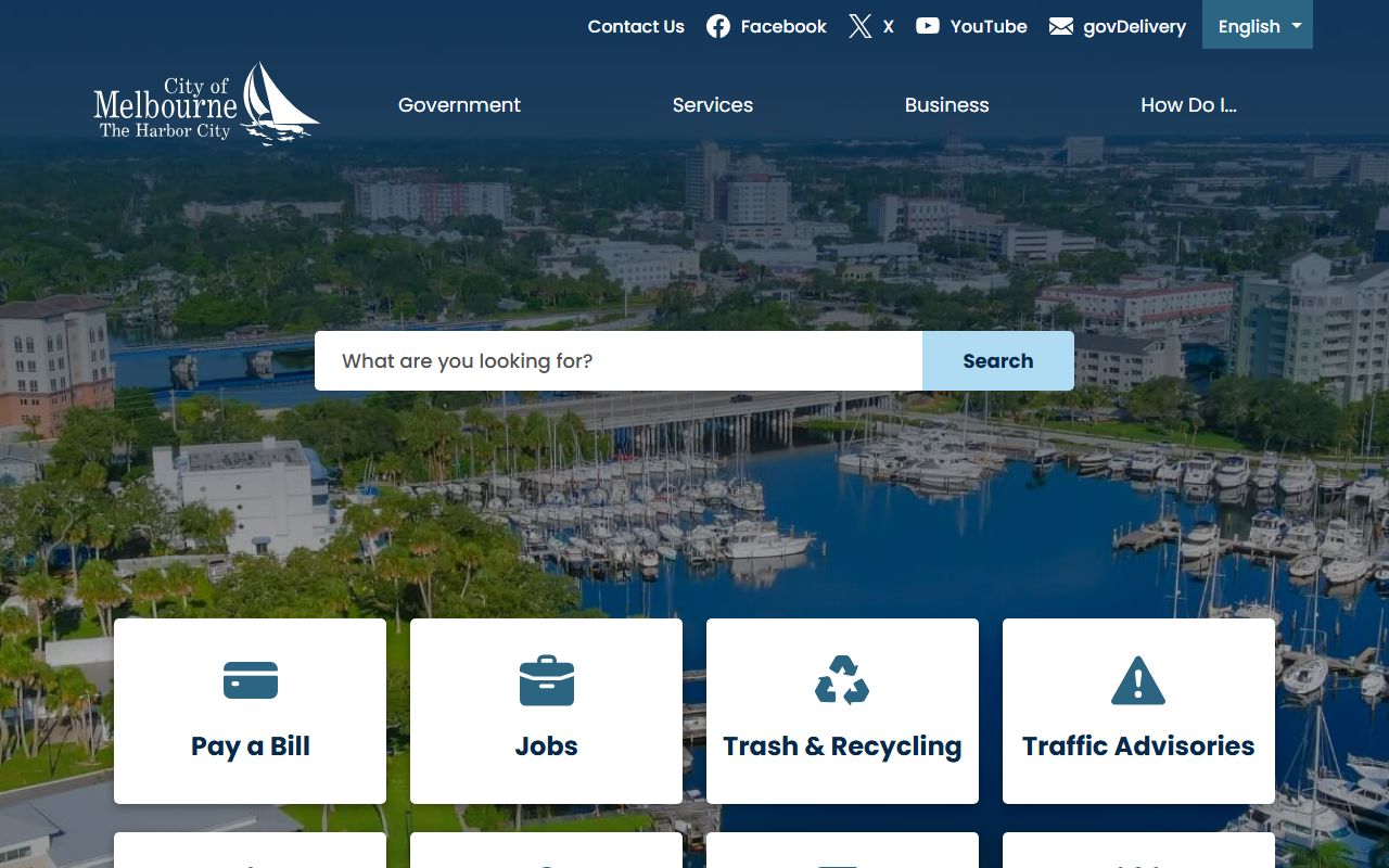 City of Melbourne Florida official website